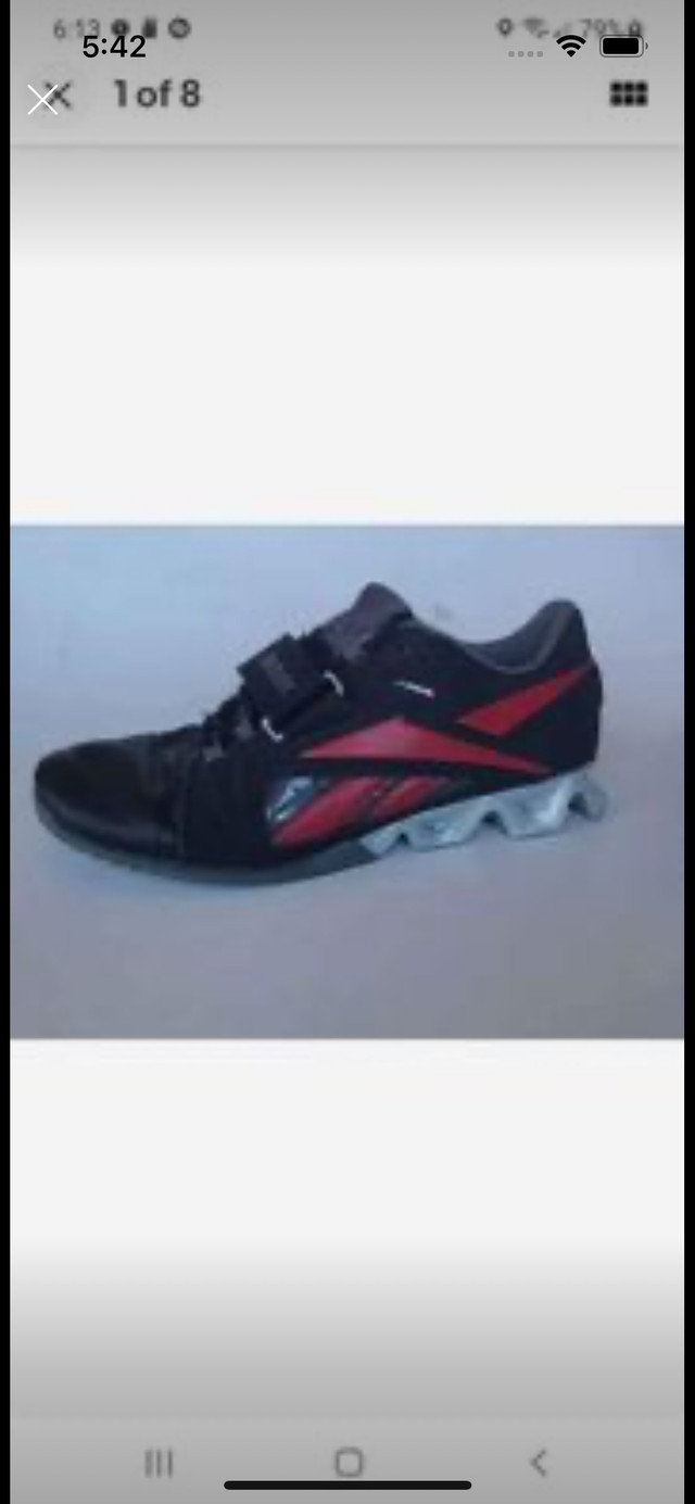 Reebok Crossfit Mens Sz 8 Training Lifting Shoes U-form with str in Men's Shoes in Kingston - Image 2