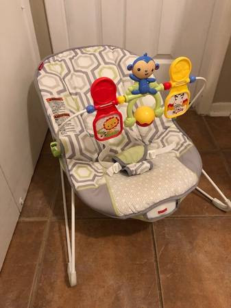FP baby bouncer Geo Meadow $25plus lots more baby items in Multi-item in Oakville / Halton Region