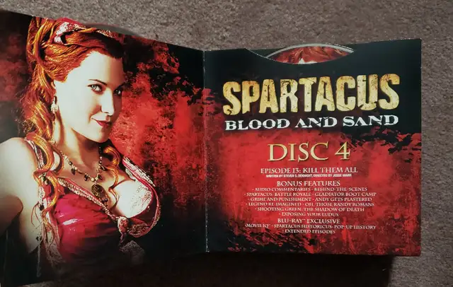 SPARTACUS COMPLETE SERIES LIMITED EDITION BLU RAY DVD + FIGURINE in CDs, DVDs & Blu-ray in Laval / North Shore - Image 8
