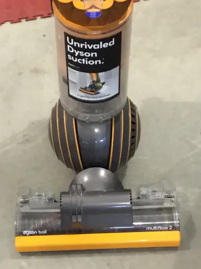 1 Upright Dyson Ball multi floor 2 bag less vacuum. Excellent condition. Only used at winter vacatio...