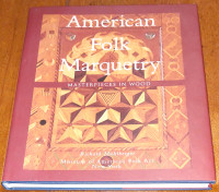 American Folk MARQUETRY Masterpieces Unused HCDJ Book