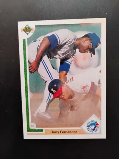 Tony Fernandez 1991 UD Series 1 #126 Toronto Blue Jays Ottawa