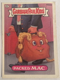1987 Topps Garbage Pail Kids Series 11 #432A Packed Mac