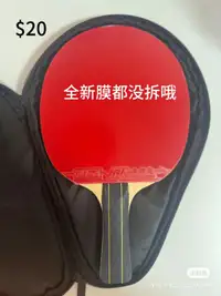 Brand New Ping Pong Paddle with Cover