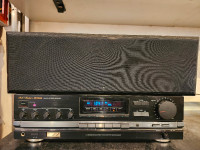 Fisher rs605 am/ fm receiver and paradigm cc-100