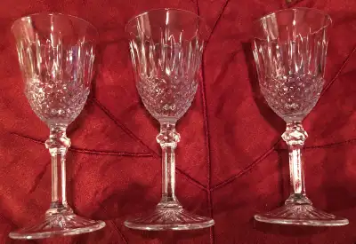 Vintage Crystal Liqueur/ Cordial Glasses (3), View more