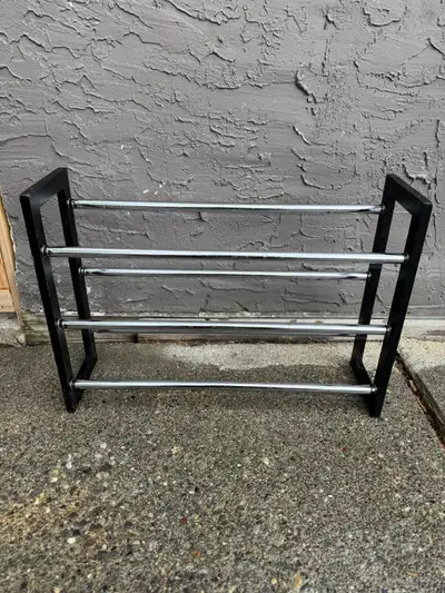3 - tier expandable shoe rack, View more