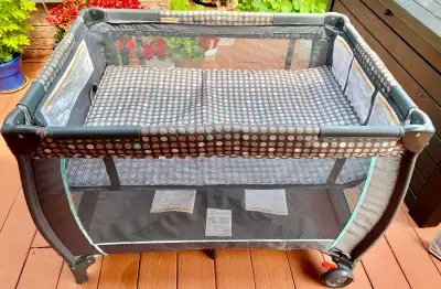 2 Level Playpen + Mattress, View more