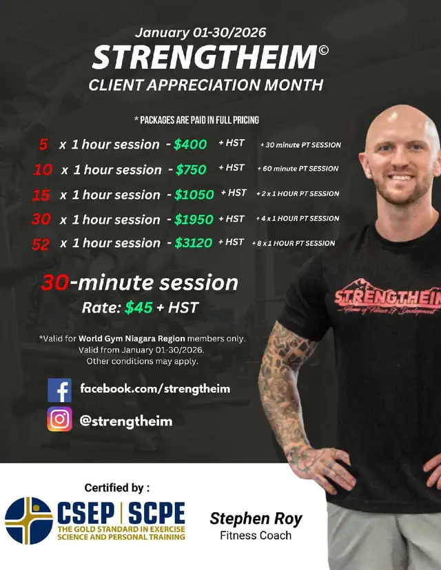 Personal Training Services64959956395522120