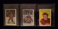 1952-1953 PARKHURST - 3 CARDS INCLUDING RED KELLY