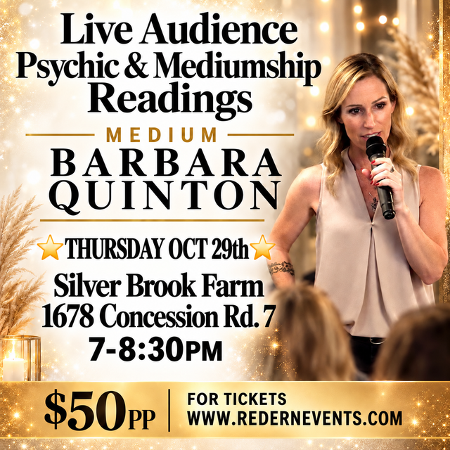 Live Audience Psychic and Mediumship Readings, Tottenham ON