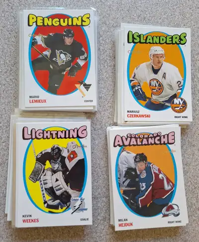 2001-02 OPC Heritage Parallel Hockey Cards... Designed as tribute to the classic 1971-72 OPC set. Lo...