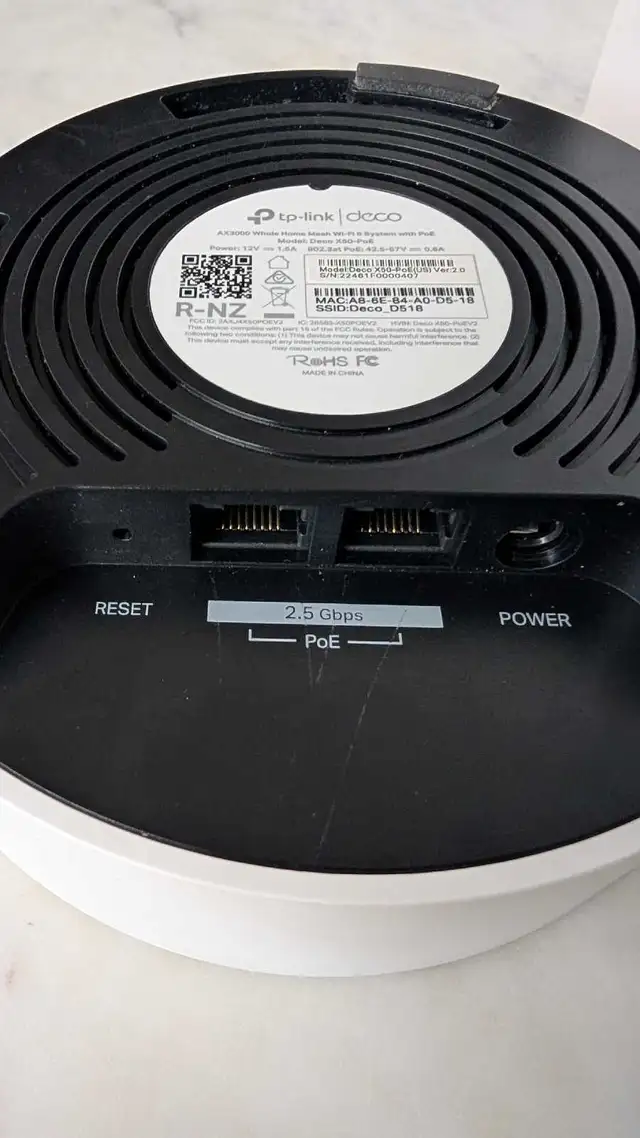 TP-Link Deco AX1800 and AX3000 (Deco X50-PoE)  in Networking in City of Toronto - Image 6