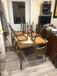 1970’s table and chairs 