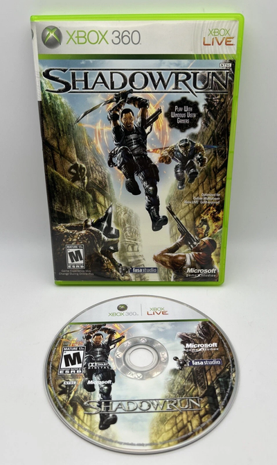Very Good Condition Game Disk + Box Shadowrun Xbox 360 $12, View more