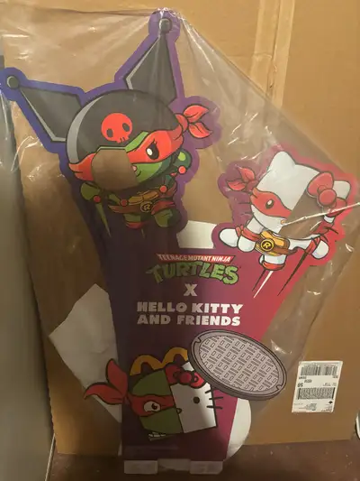 McDonald’s hello kitty tmnt official display, View more