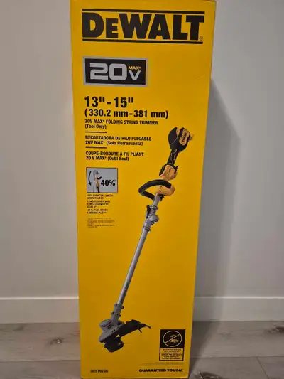 DEWALT 20V MAX Brushless Folding String TrimmerModel # DCST926B, View more