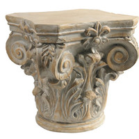 Roman column side table / pedestal