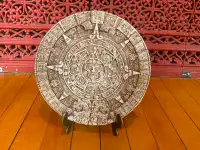 Large Vintage Mayan Calendar Wall Art.