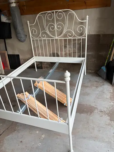 IKEA metal double bed, View more