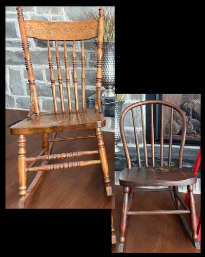 Like-New Stunning Antique Rocking Chairs-just $60 ea!, View more