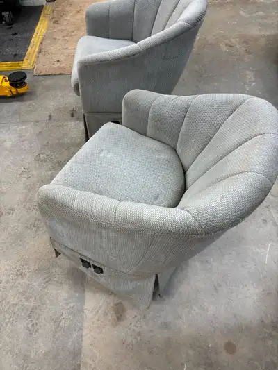 2 (two) recreational vehicle tub chairs. Removed from a motor home to add a couch / bed. Good condit...