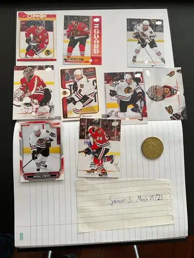 Chicago Blackhawks Hockey Card Lot , View more