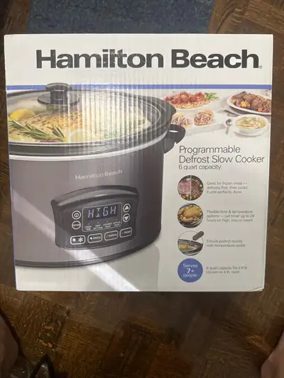 Hamilton Beach Programmable Defrost Cooker, View more