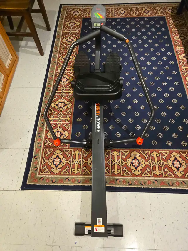 Compact Full Motion Rowing Machine & Mini Exercise Bike in Exercise Equipment in Winnipeg - Image 3