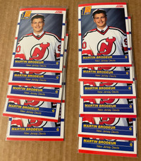 11x Martin Brodeur Canadian rookie cards