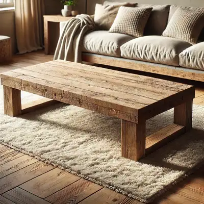 Rustic Reclaimed Wood Coffee Table – Made to Order Bring natural warmth and timeless style to your l...