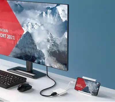 New Pack USB C to HDMI Adapter - USB C Dongle with HDMI, View more