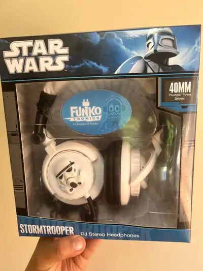 FUNKO STAR WARS 40MM STORMTROOPER DJ STEREO HEADPHONES , View more