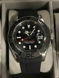 Seiko yachtmaster mod 39mm automatic watch