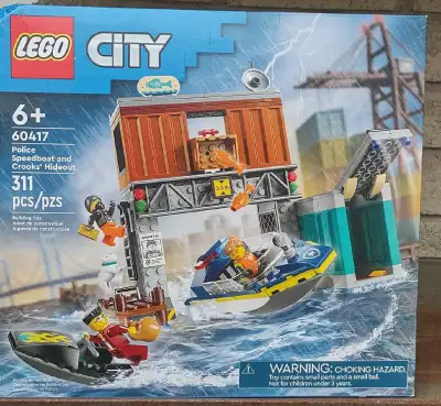 Lego City Police Speedboat and Crooks' Hideout 60417, View more