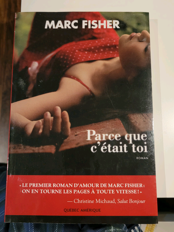 Novel 'Because It Was You' by Marc Fisher