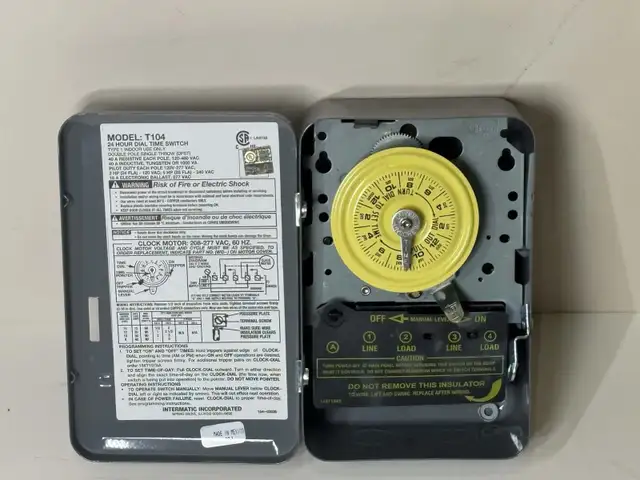 Intermatic T104 24 Hour Mechanical Time Switch561546382080092162