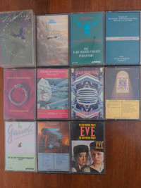 Mike Oldfield and Alan Parsons project cassettes