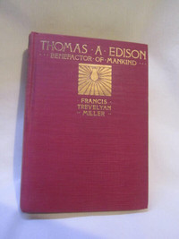Thomas. A. Edison ~ Hardcover ~ Vintage Book