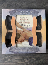 Hot Stone Massage Stones with Book and Kit