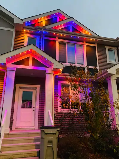 Main floor of townhouse for rent in Morinville. Shared double garage & driveway for parking. Tennant...