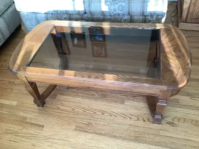Glass coffee table.., View more