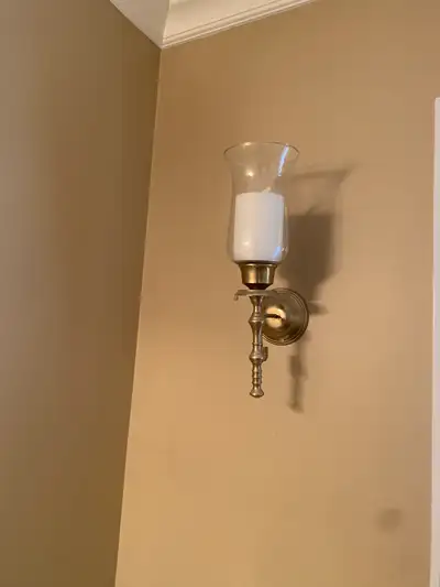 Solid Brass Wall Sconce Candle Holder, View more