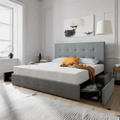 Queen-sized Storage Bed, View more