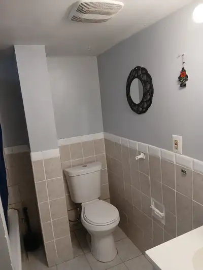 Two bedroom basement with parking available Sept 1/2025. The house is located on Weston road in nort...