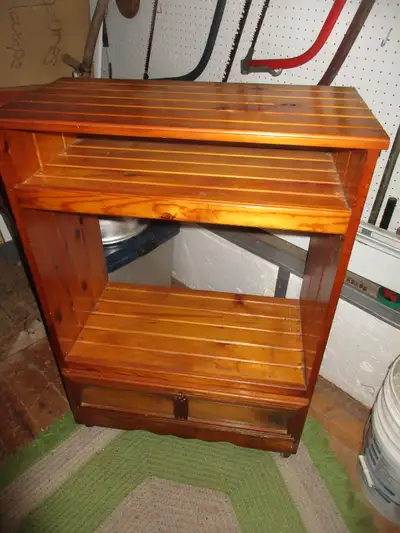 WOOD SHELF UNIT, View more