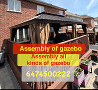 Assembly of gazebo 