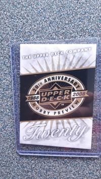 20th Anniversary 1988-2008 Carte Upper Deck cards