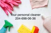 House cleaning -30$/hour /204-698-06-36