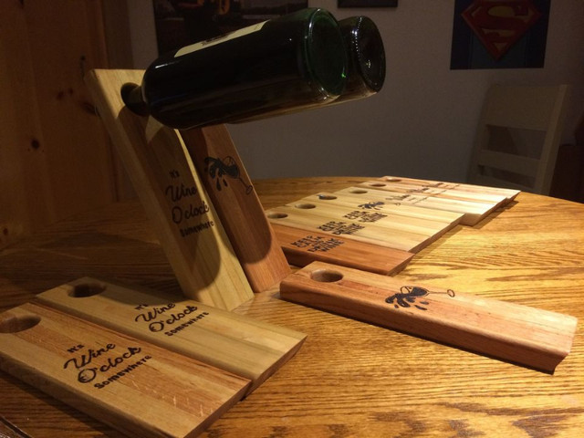 Designer Wooden Wine Boards - Wine Racks -  Gravity Defying in Home Décor & Accents in City of Halifax